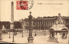 CPA Paris la Place de la Concorde 