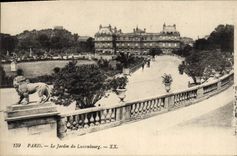 CPA Paris le Jardin du Luxembourg 