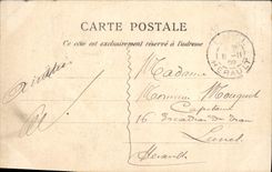 CPA Paris Louvre le Balcon de Charles X