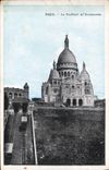 CPA Paris la Basilique de Montmartre 