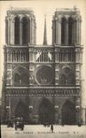 CPA Paris Notre Dame Facade 