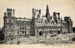 CPA Paris L'Hotel de Ville 