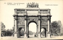 CPA Paris Arc de Triomphe du Carrousel 