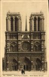 CPA Paris Notre Dame Facade 