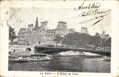 CPA Paris l'hotel de Ville 