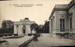 CPA Paris Bois de Boulogne Bagatelle le Chateau Terrasses 