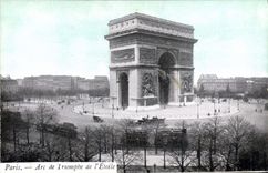 CPA Paris Arc de Triomphe de l'Etoile 