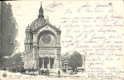 CPA Paris Eglise Saint Augustin 