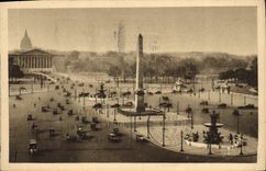 CPA Paris en Flanant Place de la Concorde l'Obelisque et la Chambre des Deputes 