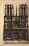 CPA Paris Notre Dame Facade 