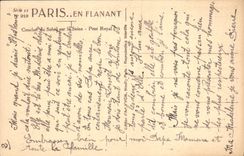 CPA Paris en Flanant Coucher de Soleil sur la Seine Pont Royal 