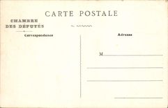 CPA Chambre des Deputes Facade sur le Quai 