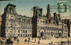 CPA Paris l'hotel de Ville 