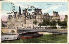 CPA Paris l'hotel de ville 