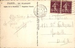 CPA Paris en Flanant Eglise de la Madeleine 