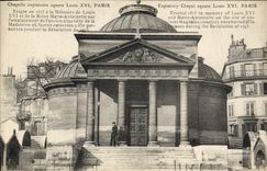CPA Paris Chapelle expiatoire Square Louis XVI Paris Erigee en 1815 a la Memoire de Louis XVI et de 