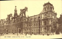 CPA Paris l'hotel de Ville 