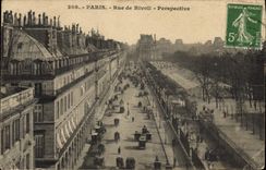 CPA Paris Rue de Rivoli Perspective 