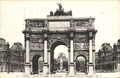 CPA Paris Arc de Triomphe du Carrousel 