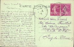 CPA Paris le Palais du Luxembourg et les Invalides 