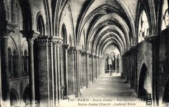 CPA Paris Notre Dame Nef Lateral 