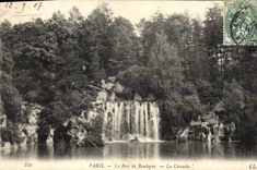 CPA Paris le Bois de Boulogne la Cascade 