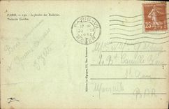 CPA Paris le Jardin des Tuileries 