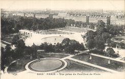 CPA Paris vue prise du Pavillon de Flore 