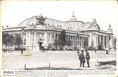 CPA Paris le Grand Palais inaugure en 1900 est construit sur l'emplacement de l'ancien Palais de l'I