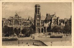 CPA Paris en Flanant l'eglise Saint Germain l'Auxerrois 