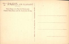 CPA Paris en Flanant Notre Dame et le Pont de l'Archeveche Peche Pecheur
