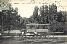 CPA Paris le Parc Montsouris les Bords du Lac 