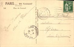CPA Paris en Flanant Place du Carrousel