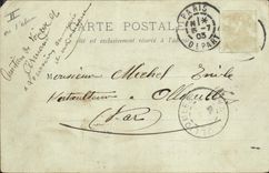 CPA Paris le Viaduc d'Auteuil Train