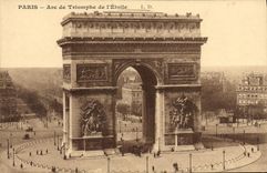 CPA Paris Arc de Triomphe de l'Etoile 