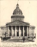 CARTE DOUBLE CPA Paris le Pantheon 