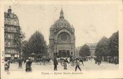 CPA Paris Eglise Saint Augustin 