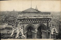 CPA Paris Notre Dame Sommet d'une Tour 