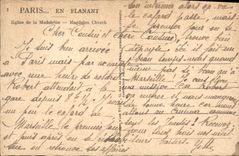 CPA Paris en flanant Eglise de la Madeleine 