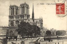 CPA Paris L'Eglise Notre Dame 