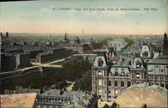 CPA Paris Vue des Sept Ponts prise de Saint Gervais 