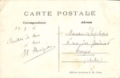 CPA Paris Notre Dame Les Tours et Panorama vers le Sacre Coeur 