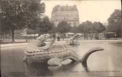 CPA Paris Un coin du bassin de la Nation 