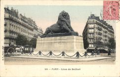 CPA Paris Lion de Belfort 