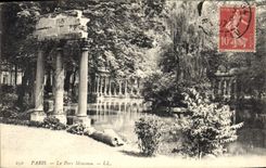 CPA Paris Le Parc Monceau 