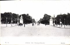 CPA Paris Avenue des Champs Elysees 