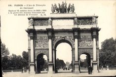 CPA Paris L'Arc de Triomphe du Carrousel 