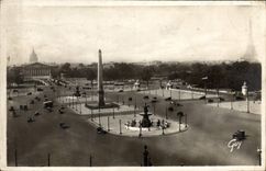 CPA Paris Place de la Concorde Tour Eiffel