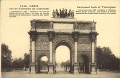 CPA Paris Arc de Triomphe du Carrousel 