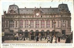 CPA Paris La Gare Saint Lazare 